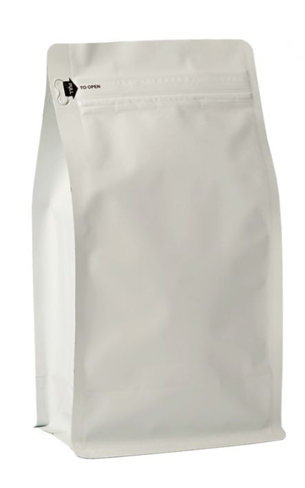 5lb (2.2kg) Foil Square Bottom Gusseted Bags w/ E-Zip