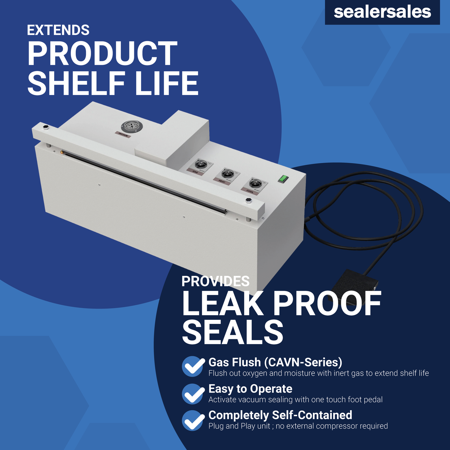 20" Nozzle Vacuum Sealer