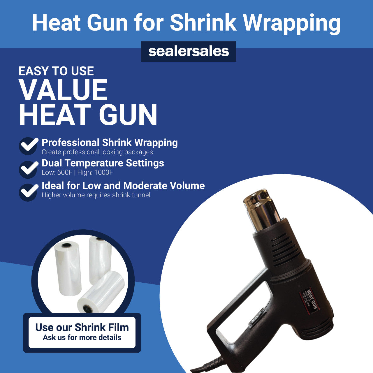 Economic Heat Gun - HG-1