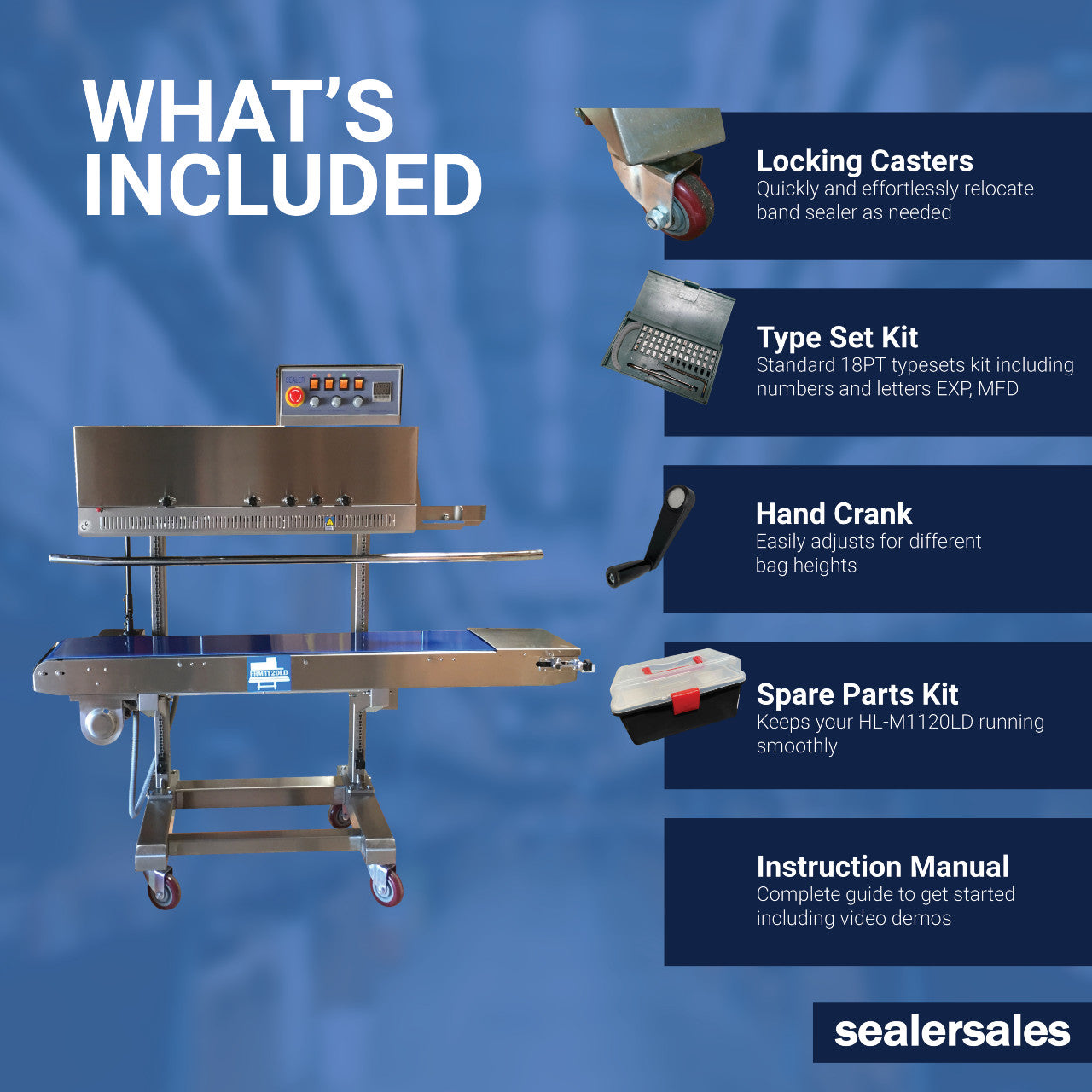 HL-M1120LD Vertical Band Sealer