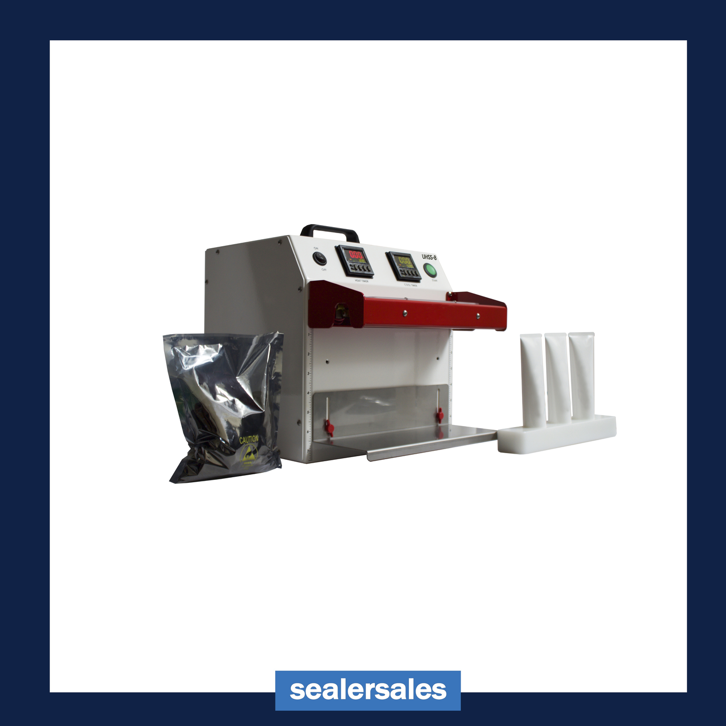 UHSS-8 Tube Sealer with Self-Contained Compressor w Dual Heat