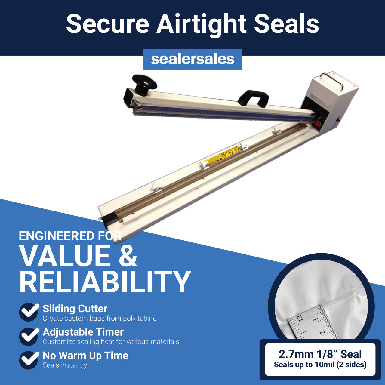 W-Series Long Hand Sealers