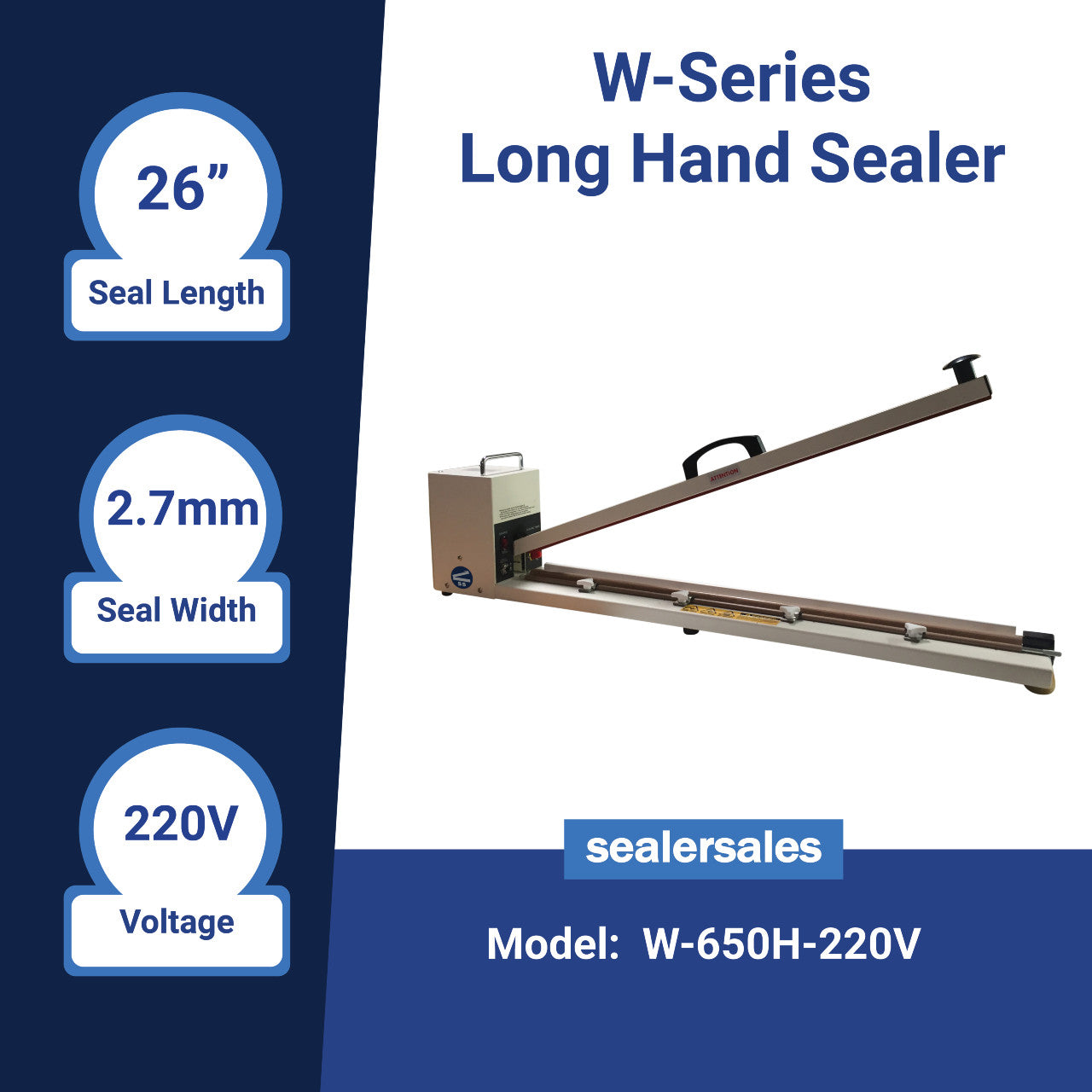W-Series Long Hand Sealers