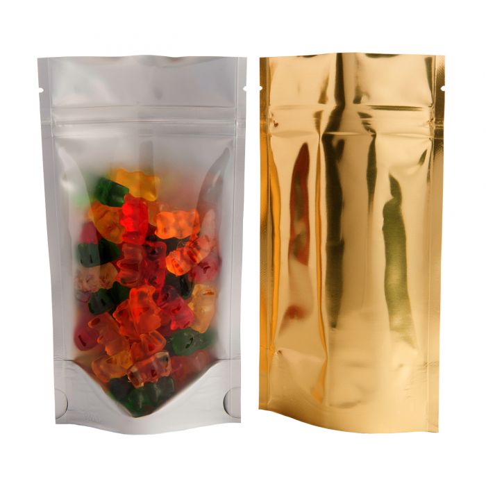 2oz (60g) Stand Up Zip Pouches