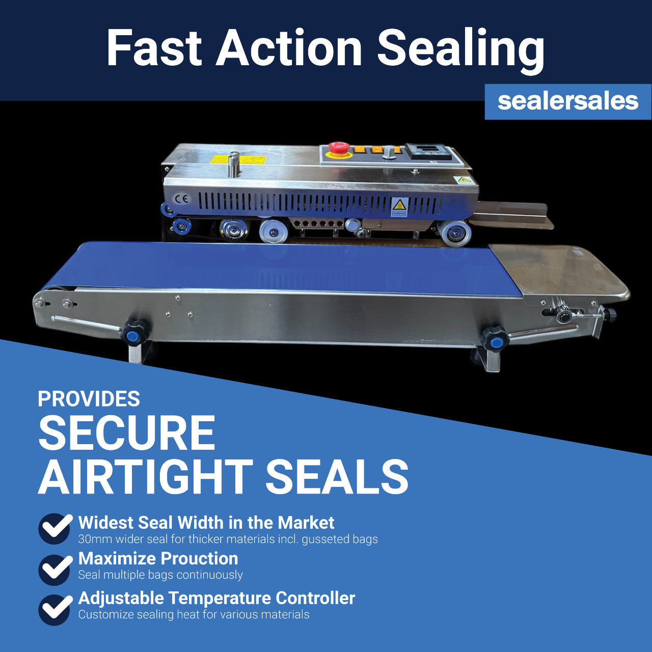 CBS-880 30mm Seal Width Band Sealer