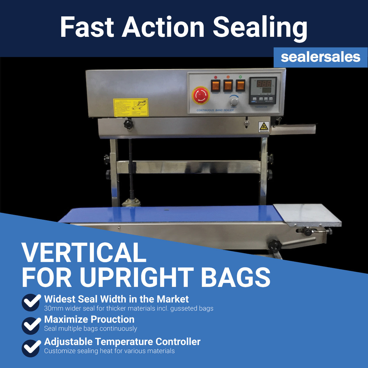 CBS-880 30mm Seal Width Band Sealer