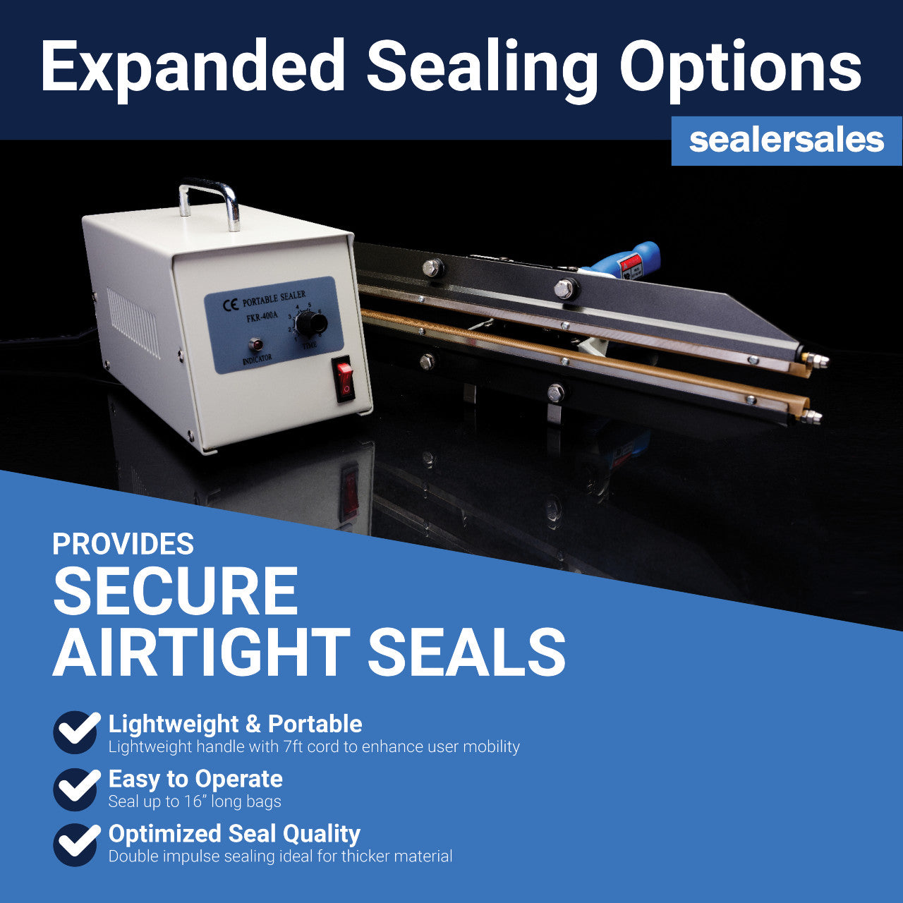 FKR-A Portable Double Impulse Sealers