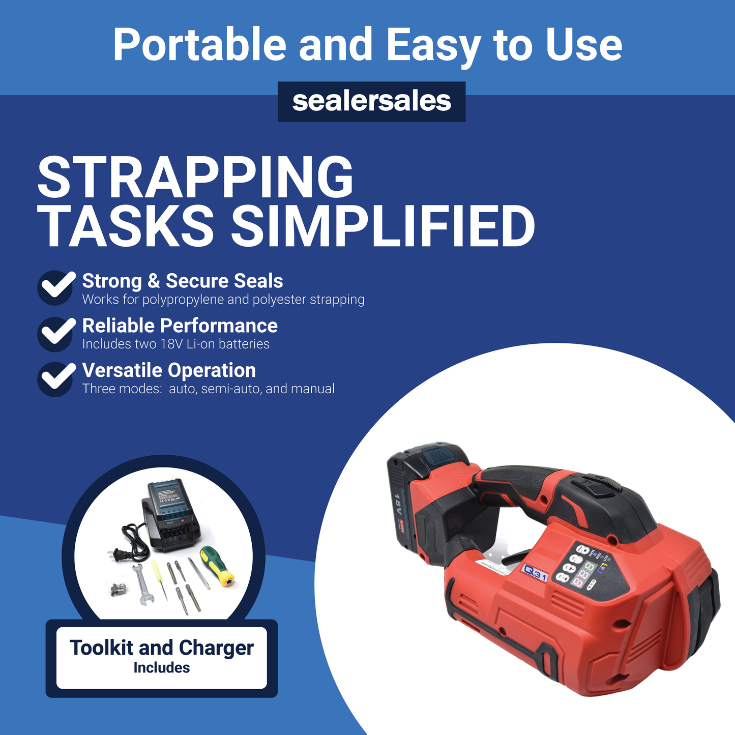Q31 Portable Strapping Tool