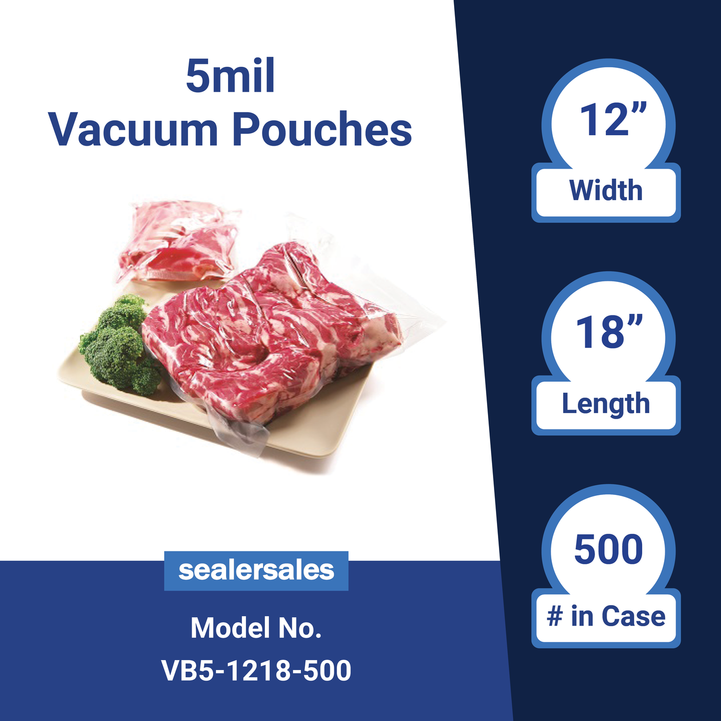 5mil Vacuum Bags