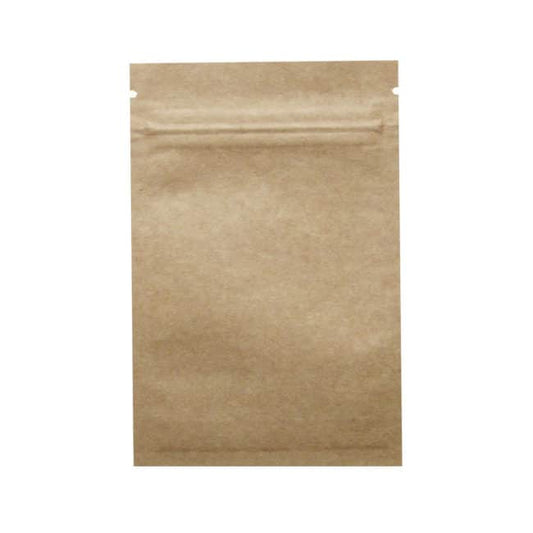 1oz Metallized Flat Zip Pouches