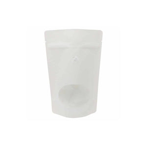16oz Oval Window Stand Up Zip Pouches