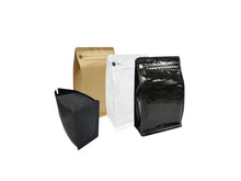 16oz (450g) Foil Square Bottom Gusseted Bags w/ E-Zip