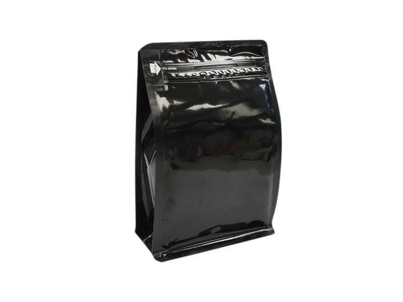 12oz (340g) Foil Square Bottom Gusseted Bags w/ E-Zip