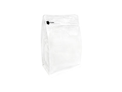 12oz (340g) Foil Square Bottom Gusseted Bags w/ E-Zip