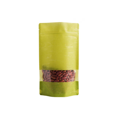 16oz (450g) Rice Paper Stand Up Pouch w/ Zip